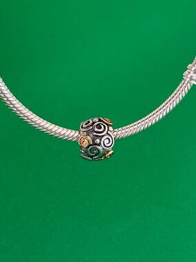Pandora 20th Anniversary Swirls charm Sterling silver Charm